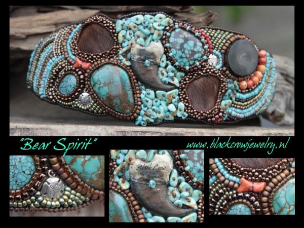 Bracelet "Bear Spirit" (verkocht)