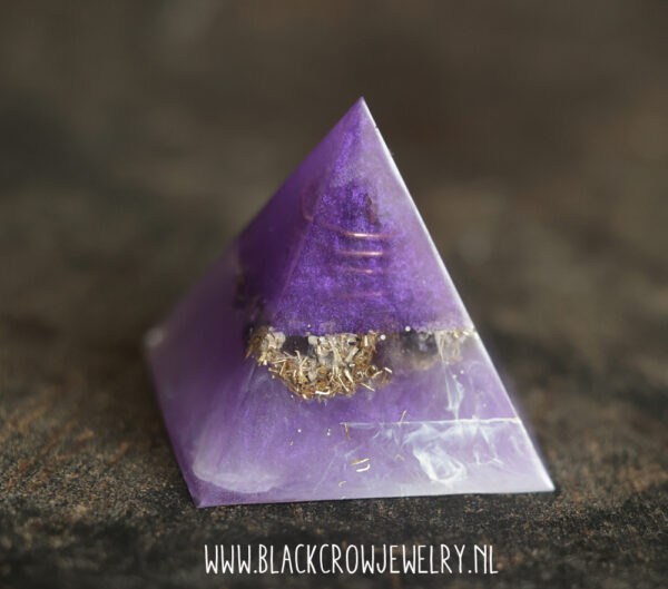 Amethist orgonite (uitverkocht) - Afbeelding 2