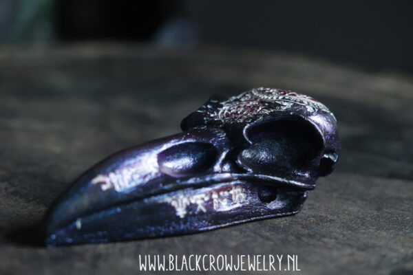 Raven/Crow skull 6 - Afbeelding 2