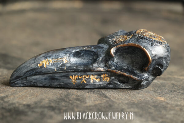 Raven/Crow skull 11 - Afbeelding 3