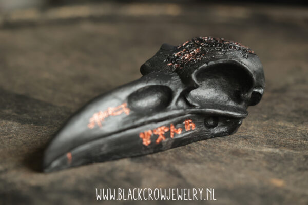 Raven/Crow skull 12 - Afbeelding 4