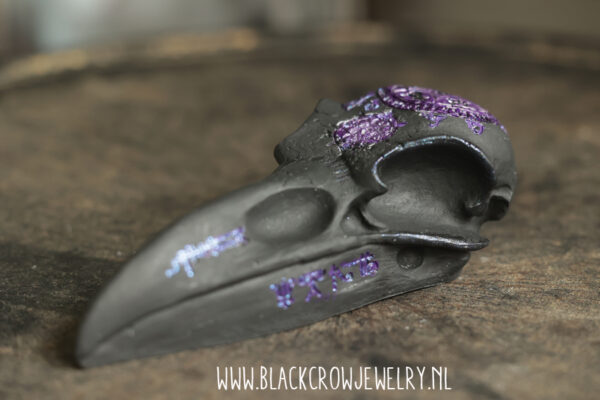 Raven/Crow skull 14 - Afbeelding 3