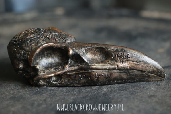 Raven/Crow skull 15 - Afbeelding 2