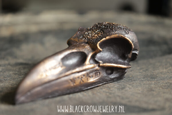 Raven/Crow skull 18 - Afbeelding 3