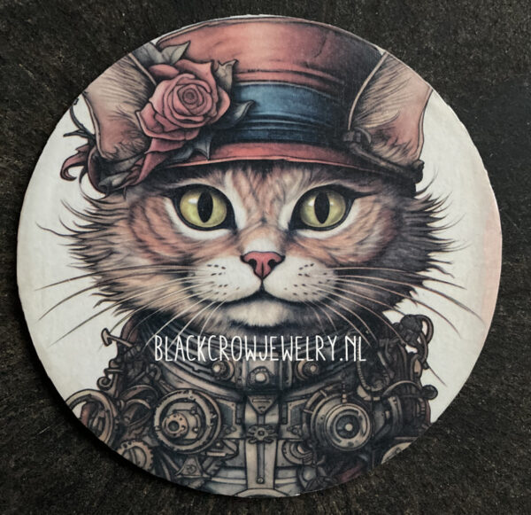 magneet steampunk kat 1