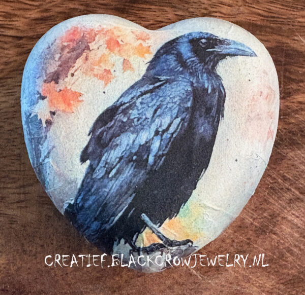 * hartje crow groot 5 (uitverkocht)