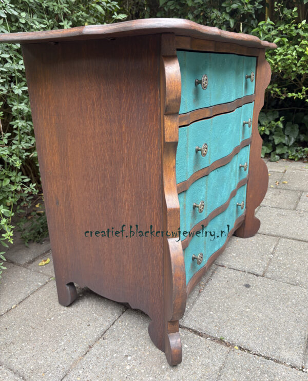 antiek kastje restyled - Afbeelding 4