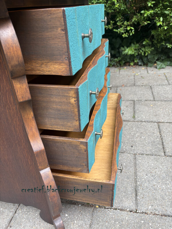 antiek kastje restyled - Afbeelding 6