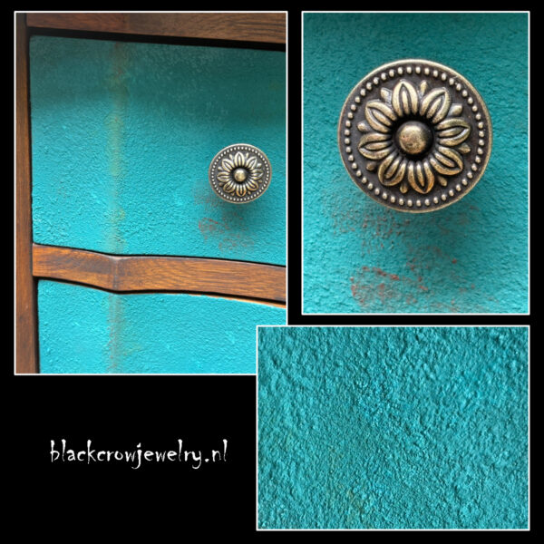 antiek kastje restyled - Afbeelding 2