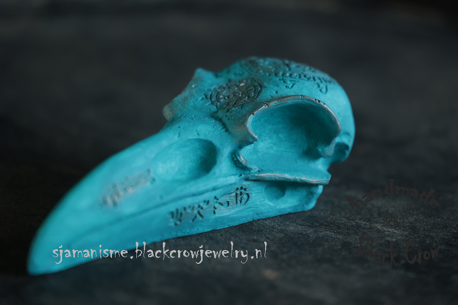 Raven/Crow skull 28 - Afbeelding 2