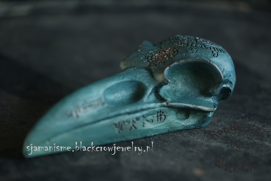 Raven/Crow skull 27 - Afbeelding 2